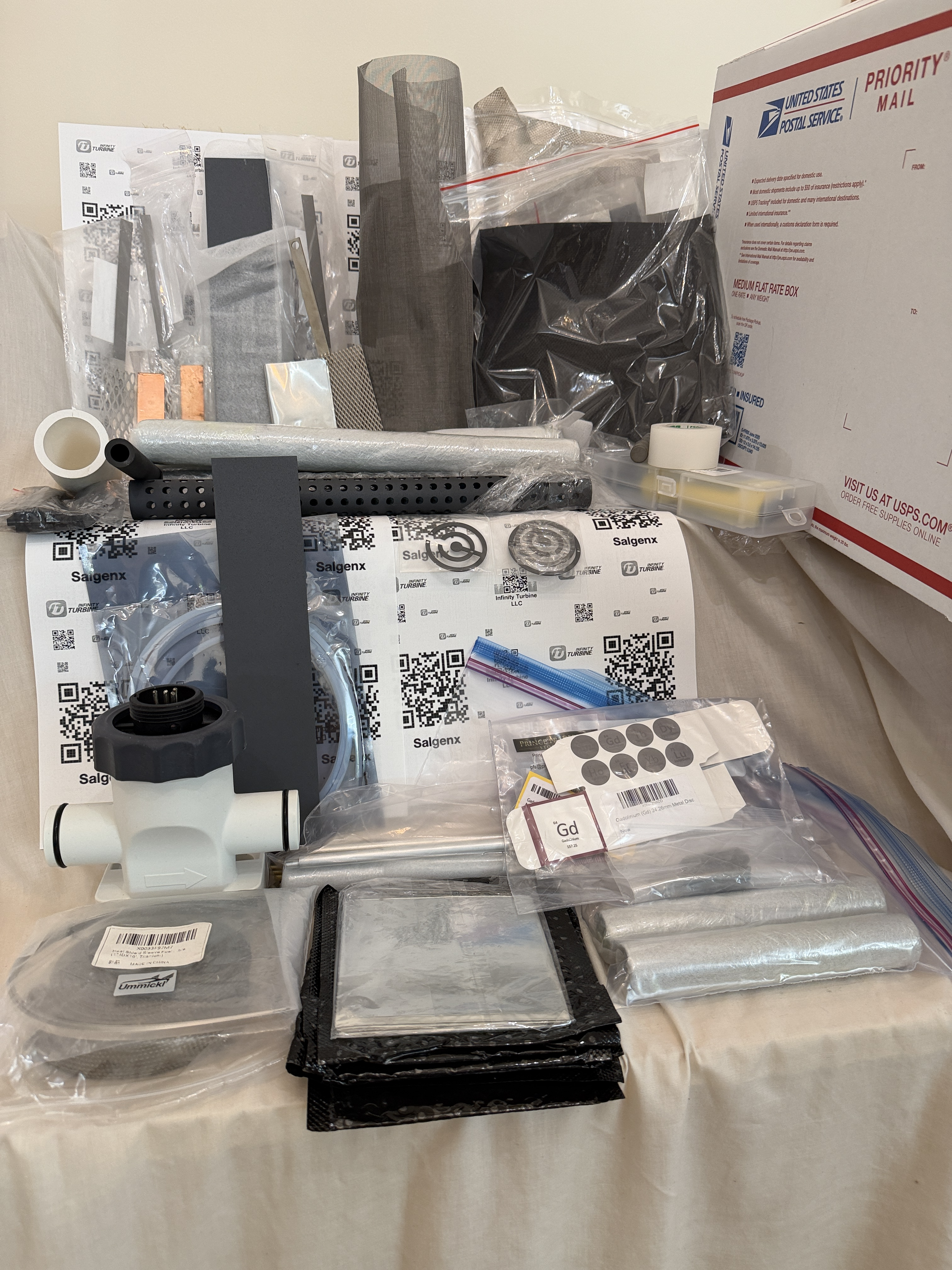 Surplus for Sale Salgenx Anode Electrode Battery Materials